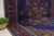 1970s 1970s Vintage Turkish Handmade Wool Cotton Blue Area Rug For Sale - Image 5 of 12