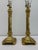 Pair of Vintage Brass Neoclassical Fluted Column Table Lamps For Sale In Nashville - Image 6 of 10