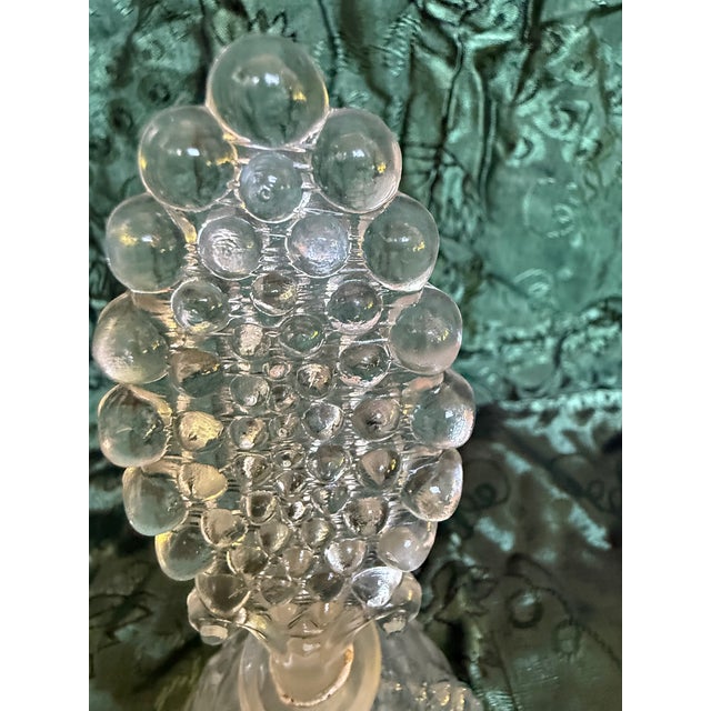 1930's Beautiful Etched Crystal Perfume Bottle For Sale - Image 4 of 6