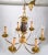 Maison Charles Maison Charles Neoclassical Six Light Pineapple Bronze Chandelier With Sleeves For Sale - Image 4 of 11