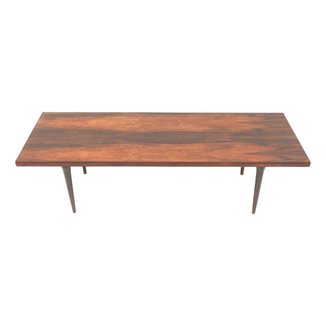 Large Mid-Century Rosewood Coffee Table, 1960s For Sale