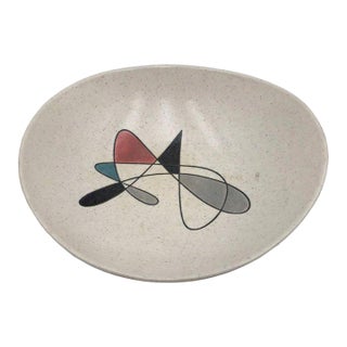 Mid-Century Metlox Poppytrail “Contempora” Atomic Freeform Bowl—California Pottery, 1950s For Sale