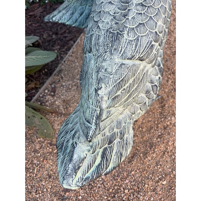 1990s Pair of Life Size Garden Geese For Sale In Los Angeles - Image 6 of 8