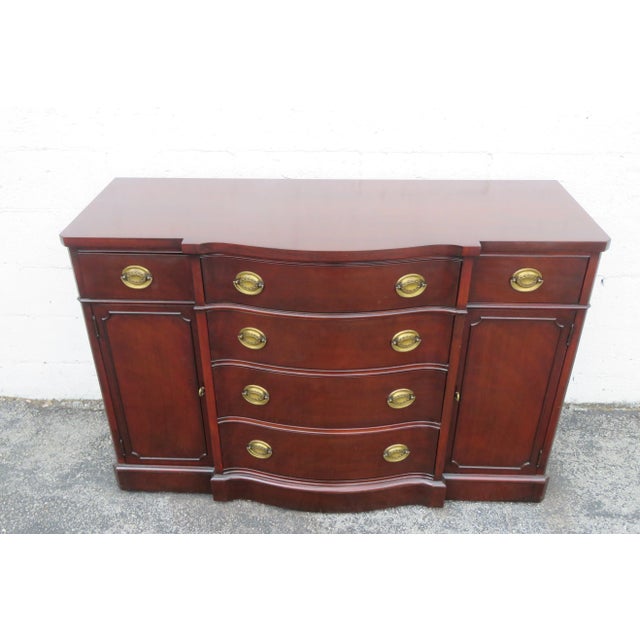 Drexel Mahogany Server Buffet Sideboard Credenza Bathroom Vanity For Sale - Image 10 of 12
