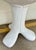 Noir Noir Company Brutalist Style White Laramy Side Table For Sale - Image 4 of 4