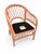 Pair of Vintage Henry Link Pink Wicker Lounge Chairs | Palm Beach Coastal Hollywood Regency For Sale In Houston - Image 6 of 7