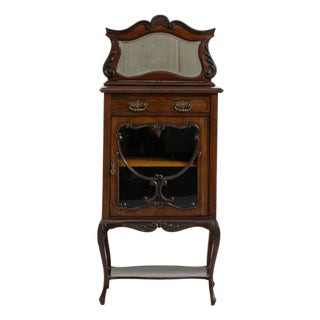 19th Century France Victorian Brown Wood Storage Cabinets & Cupboards For Sale