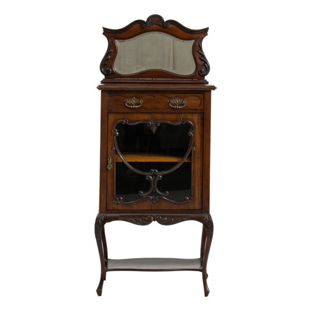 19th Century France Victorian Brown Wood Storage Cabinets & Cupboards For Sale