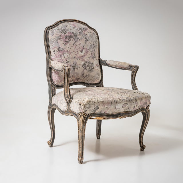 Baroque Baroque Style Armchair in Wood For Sale - Image 3 of 8