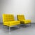 Metal Vintage Yellow Minimalist Lounge Chairs by Florence Knoll for Knoll International, 1960s, Set of 2 For Sale - Image 7 of 15