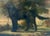 19th Century Black Labrador Retriever Painting, Oil on Canvas in Giltwood Frame For Sale - Image 5 of 11