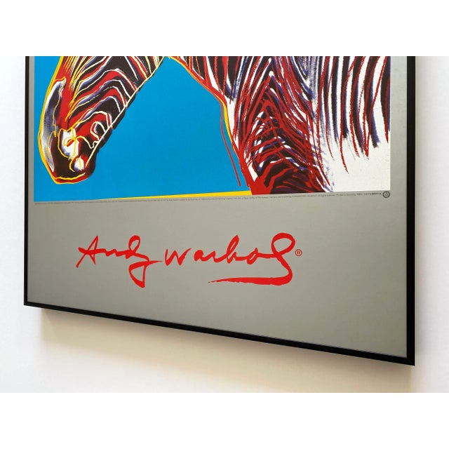 Andy Warhol Foundation Vintage 1999 Lithograph Print Framed