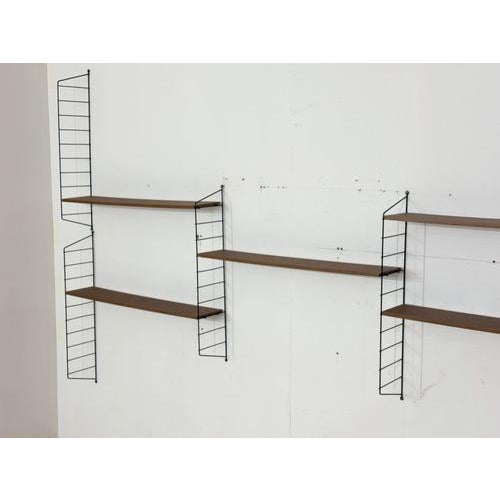 Vintage String Shelf in Wood For Sale - Image 6 of 13