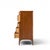 Mid 20th Century Kent Coffey Perspecta Mid Century Walnut and Rosewood Highboy Dresser For Sale - Image 5 of 9