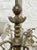 Late 20th Century Vintage Art Nouveau Style Filigree Brass 4 Arm Gas Chandelier For Sale - Image 5 of 10