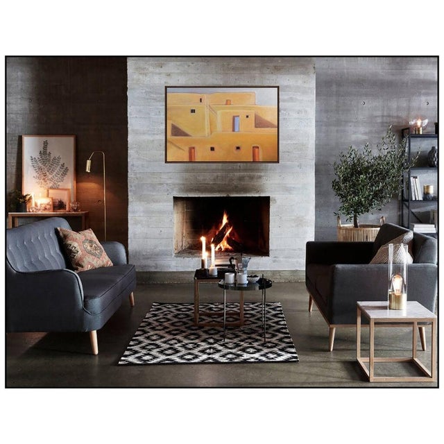 Message us to inquire about custom framing options! (Included for free with every purchase) The artwork here, "Terraces",...