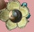 1990s Vintage Ornate Enameled Floral Butterfly Candlestick Whimsy Fairy For Sale - Image 5 of 12
