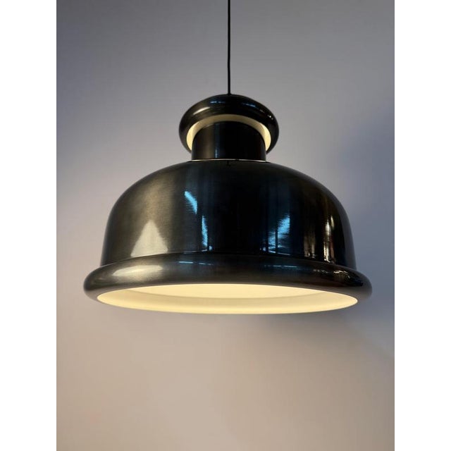 Holmegaard Country Line Pendant Lamp in Anthracite by Sidse Werner for Holmegaard For Sale - Image 4 of 11