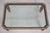 Neoclassical Stunning Vintage Neoclassical Glass Top Coffee Table For Sale - Image 3 of 13