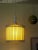 Mid-Century Modern White and Yellow Iron Chandelier For Sale - Image 10 of 11