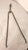 Antique 18th Century Wrought Iron Turned Brass English Fireplace Tongs Tool 3 For Sale - Image 10 of 10