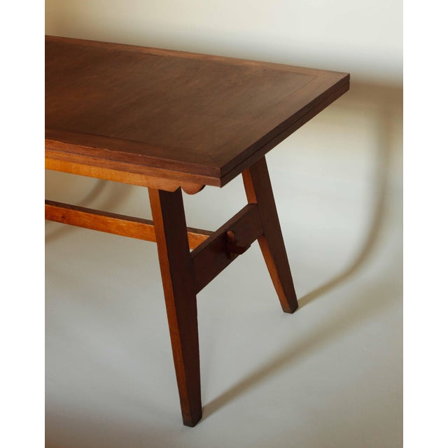 Mobilier des Sinistrés Table in Oak by René Gabriel, France, 1940s For Sale - Image 6 of 11