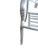 Metal 1980s Patio Garden Cast Aluminum Armchair Silver Set of 2 For Sale - Image 7 of 7
