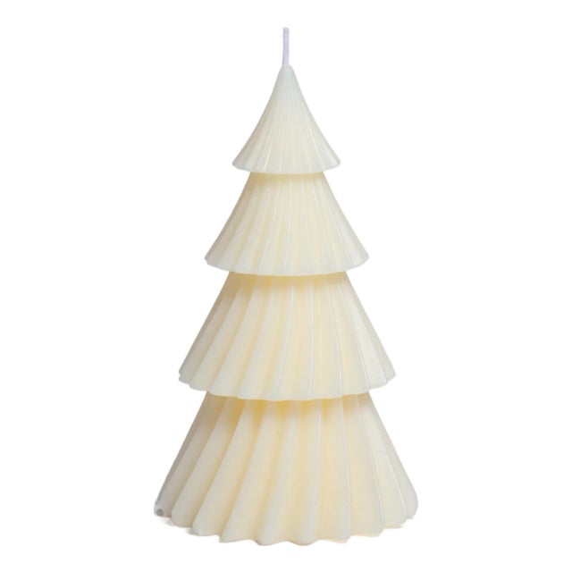 Twinkle Tree Holiday Candles, Set of 6, Ivory For Sale