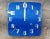 In this listing you will find a striking extra large Space Age electric clock in electric blue acrylic. The clock was...