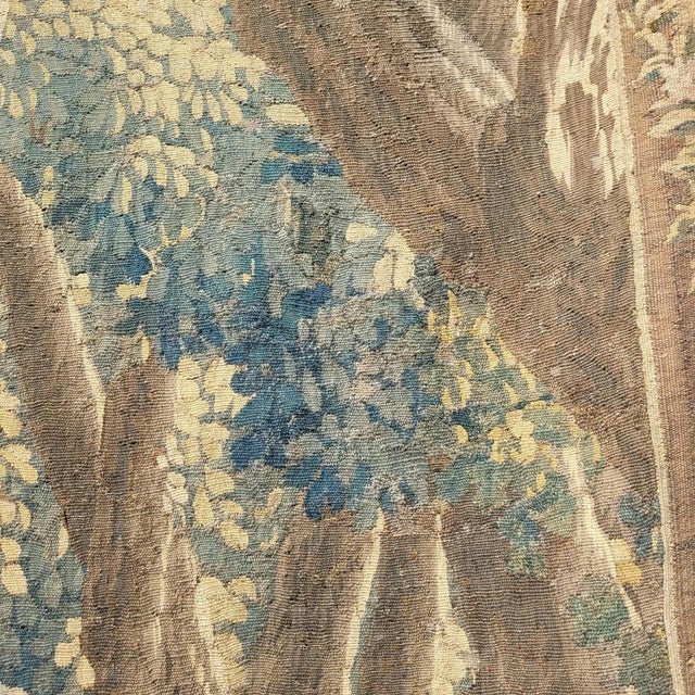 Green Swing Wool Tapestry, Aubusson, 18th Century For Sale - Image 8 of 18