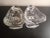 Pair Of Lead Crystal Serveware