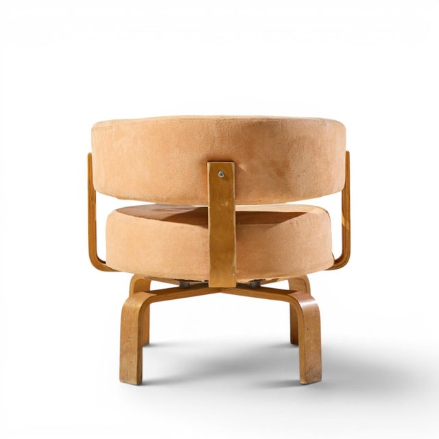 Carina Bengs for Ikea Fridene Mid Century Swedish Bentwood Swivel Lounge Chairs - Pair For Sale - Image 9 of 12