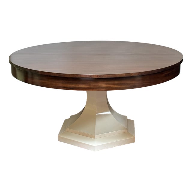 Ruby Living Rigley Pedestal Extension Dining Table, 60 Inches For Sale