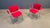 Red Vintage DSC 106 Side Chairs by Giancarlo Piretti for Castelli, 1970s, Set of 6 For Sale - Image 8 of 18
