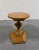 Stunning in its simplicity! Burl top Pavane by Tomlinson side table with geometric pawn style hexagon base. Curbside...