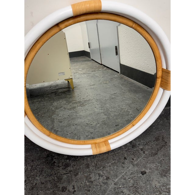 Serena & Lily Montara Rattan Mirror For Sale - Image 9 of 12