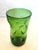 Forest Green Cylindrical Green Hand-Blown Glass Vase from Vetrerie Empolesi, Italy, 1950s For Sale - Image 8 of 14