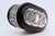 Rosewood Jewelry Box with Silver Structure and Lined Interior For Sale - Image 4 of 10