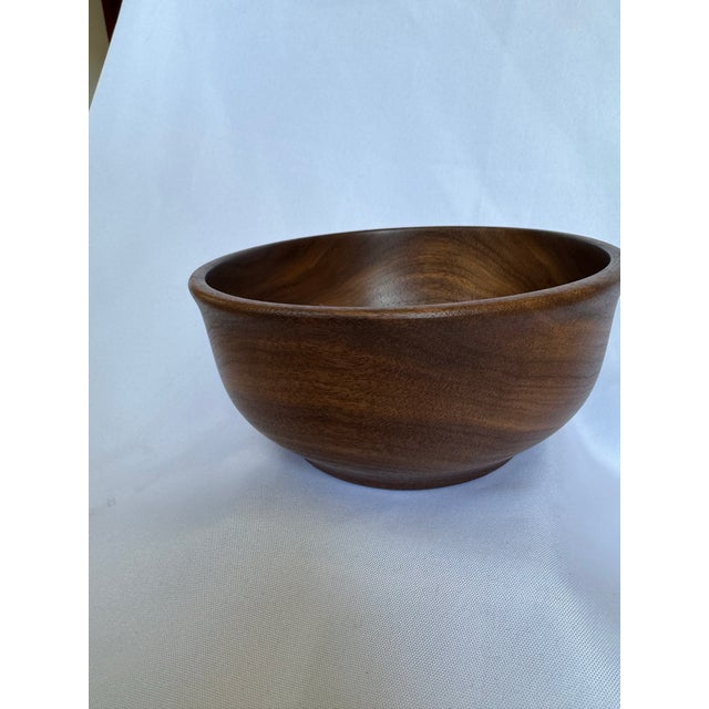 Contemporary Contemporary Walnut Bowl For Sale - Image 3 of 5