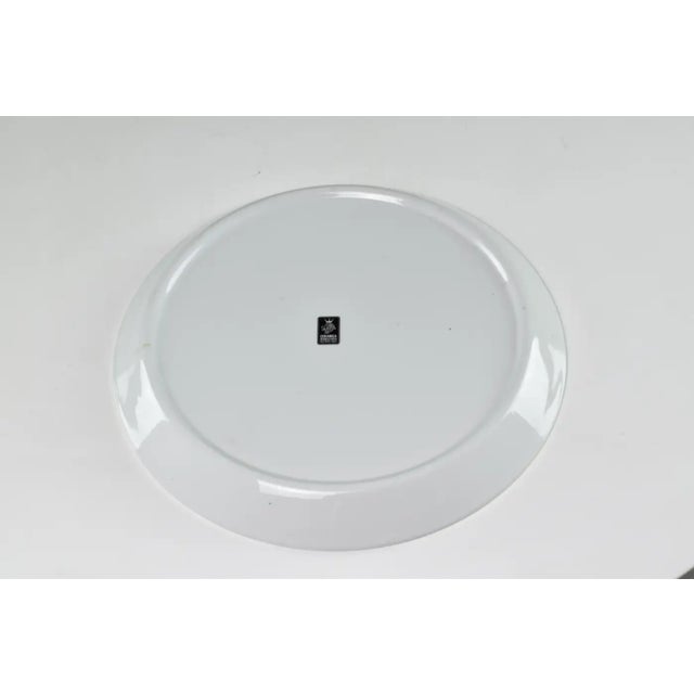 1965 Franco Pozzi Italian Graphic Ceramic Plates, Pair For Sale - Image 9 of 10