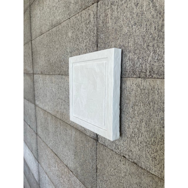 Sculpture Materials Cubist Plaster Painting #3 For Sale - Image 7 of 7