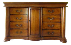 Century Furniture English Regency-Style in Manner of Chippendale 8-Drawer, Dresser/Commode