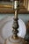 Late 20th Century Vintage Hollywood Regency Gold and White Satin Glass Table Lamp For Sale - Image 5 of 18