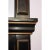 Black 1970s Ebonized Armoire With Milk Glass Doors For Sale - Image 8 of 10