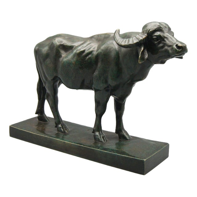 Antoine Louis Barye, Standing Buffalo, Bronze For Sale