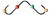 Coat Hanger with Multicolored Wooden Knobs by Roger Feraud for GEO, France, 1950s For Sale