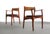 Set of 4 Teak Dining Chairs by Erik Buch for O.D. Møbler, Denmark This is a beautiful set of 4 Danish modern chairs....