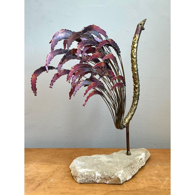 Mid 20th Century Mid-Century Modern Abstract Metal Rooster Sculpture For Sale - Image 5 of 16