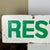A large 6 feet wooden sign that spells out "Restaurant!" in beautiful green letters. It is double sided and its greatness...