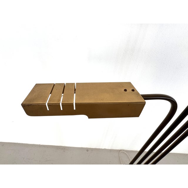 Italian Travertine and Brass Floor Lamp by Goffredo Reggiani, 1960s For Sale - Image 15 of 18